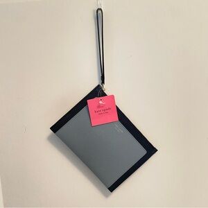 Kate Spade New York Margaux Leather Wristlet Blue New With Tag